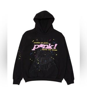 Sp5der v2 pink hoodie new never worn